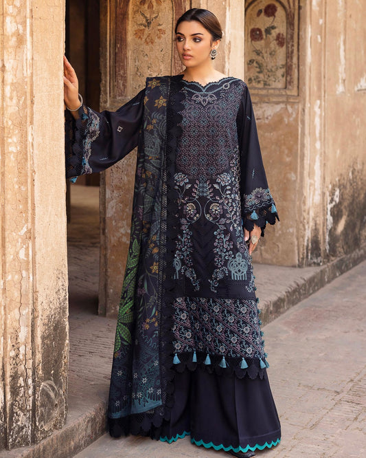 GullJee Shah Bano | Embroidered Linen | Design 3