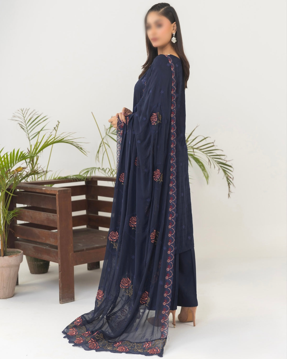 Fantak Mushq | Embroidered Viscose | Design 3
