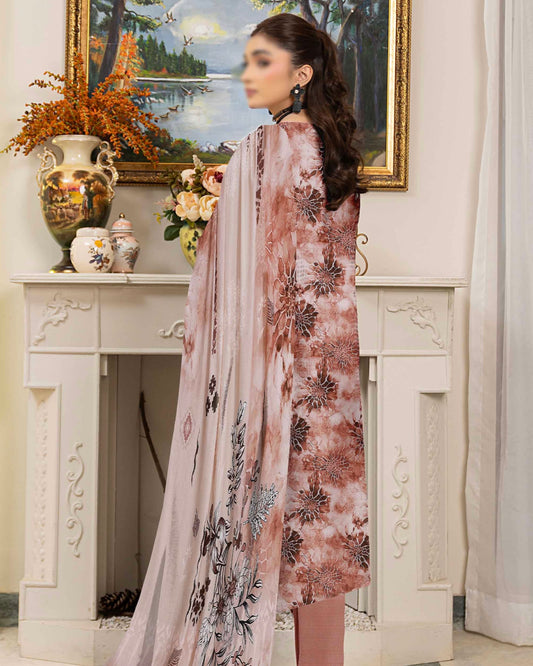 Fantak Batik | Embroidered Printed Karandi | Design 3