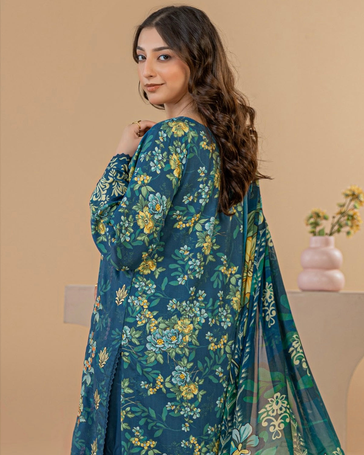 Palwasha Dastak | Embroidered Printed Viscose | Design 3