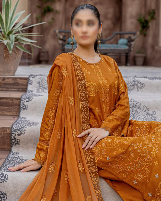 Fantak Ayra | Embroidered Doria Viscose | Design 3