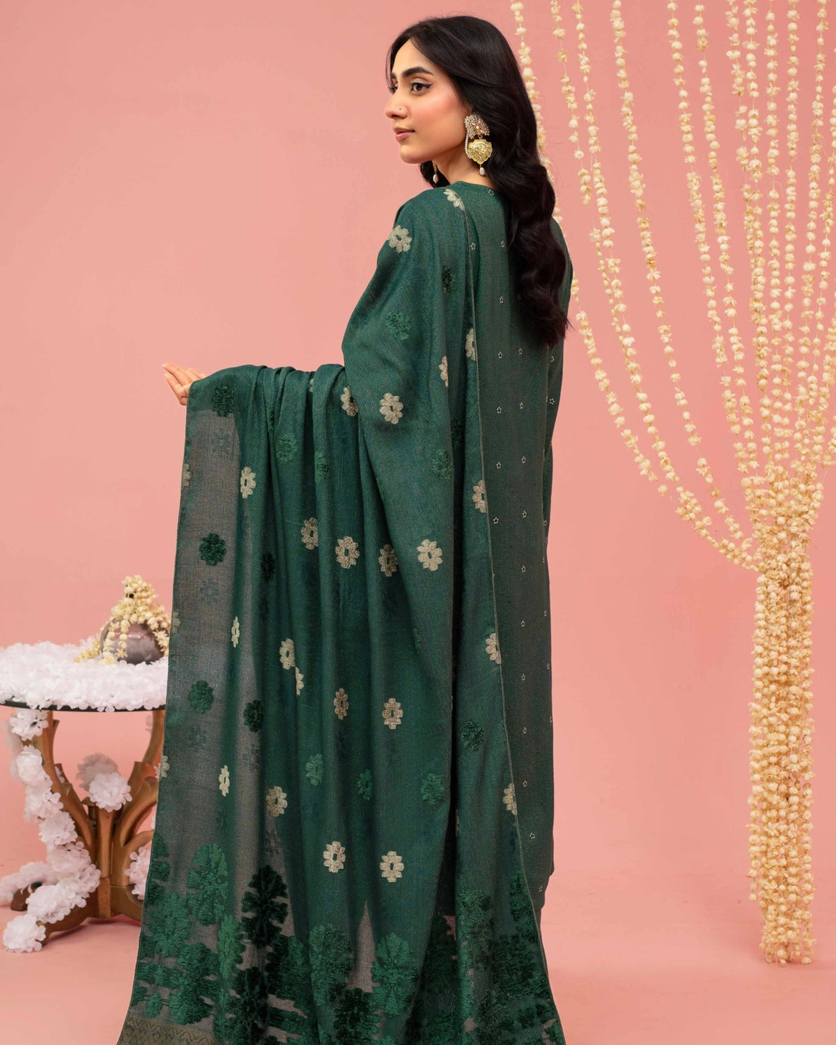Gullerukh Dilkash | Embroidered Zari Wool | Design 3