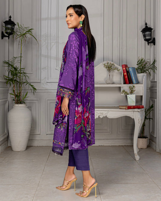 Fantak Grace | Embroidered Printed Viscose | Design 3