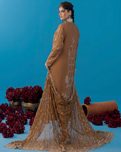 Palwasha Pakeeza | Emb Viscose with Emb Chiffon Dupatta | Design 3