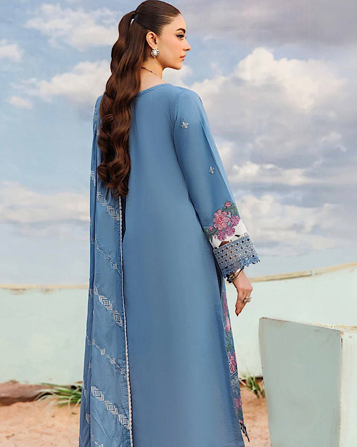 Parishay Shangrila Vol 2 | Embroidered Luxury Lawn | Design 3