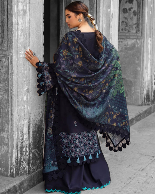 GullJee Shah Bano | Embroidered Linen | Design 3