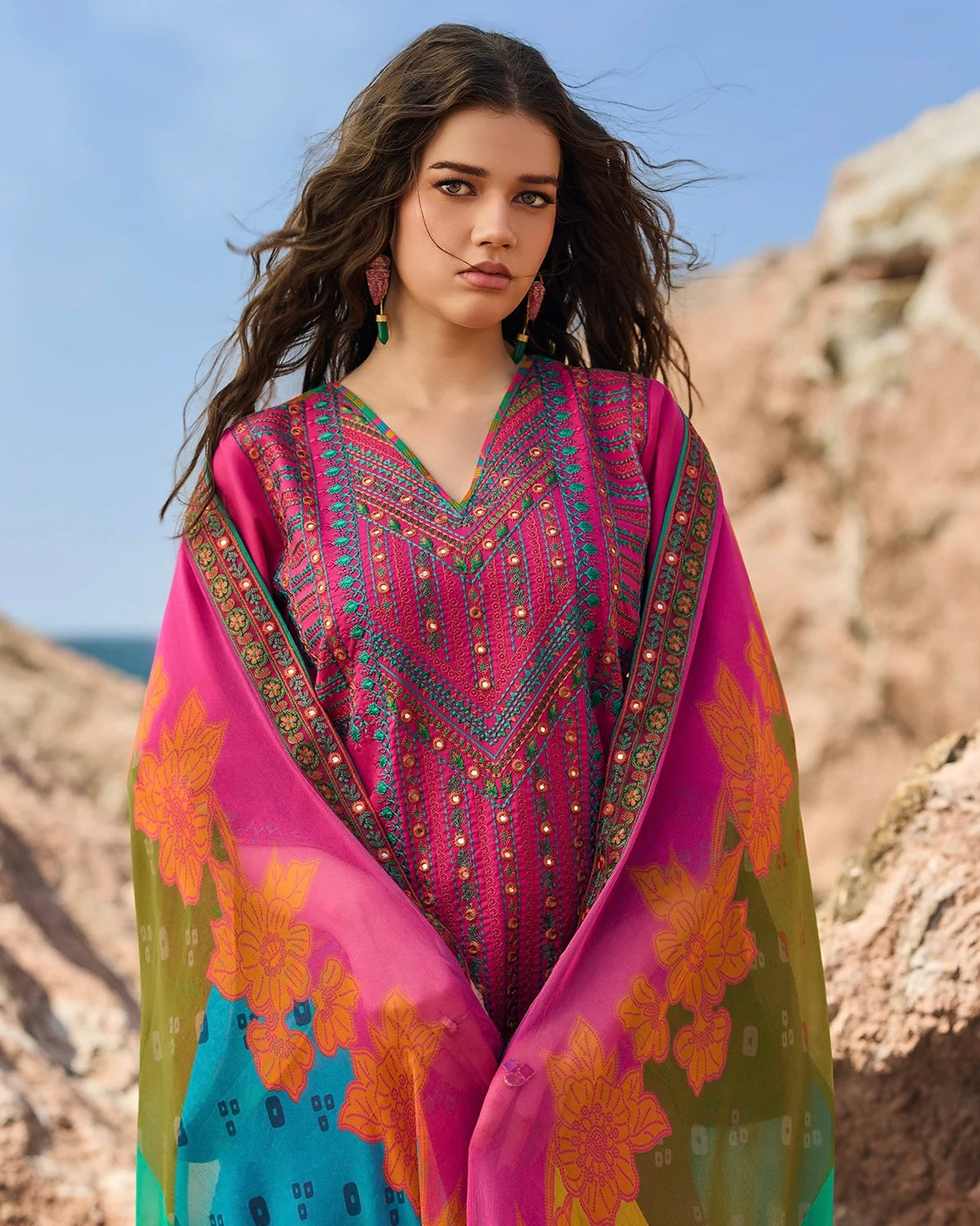 Charizma Sun Shine | Lawn Collection | Design 3