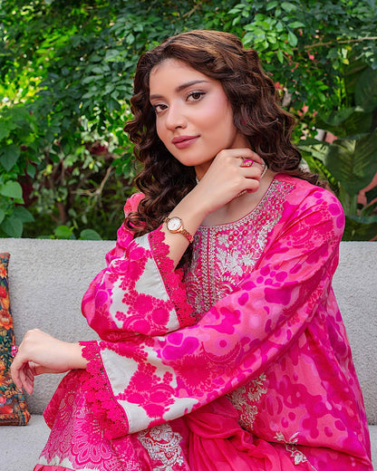GulleRukh Amal | Embroidered Viscose Pure Dupatta | Design 3