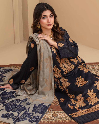 Gull-e-Rukh | Embroidered Zari Wool | Design 3