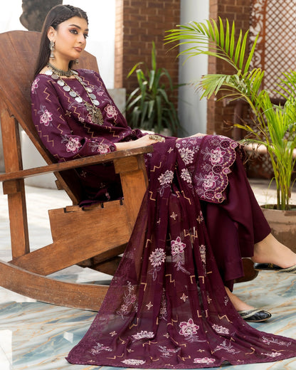 Palwasha Mah e Noor | Embroidered Viscose | Design 3