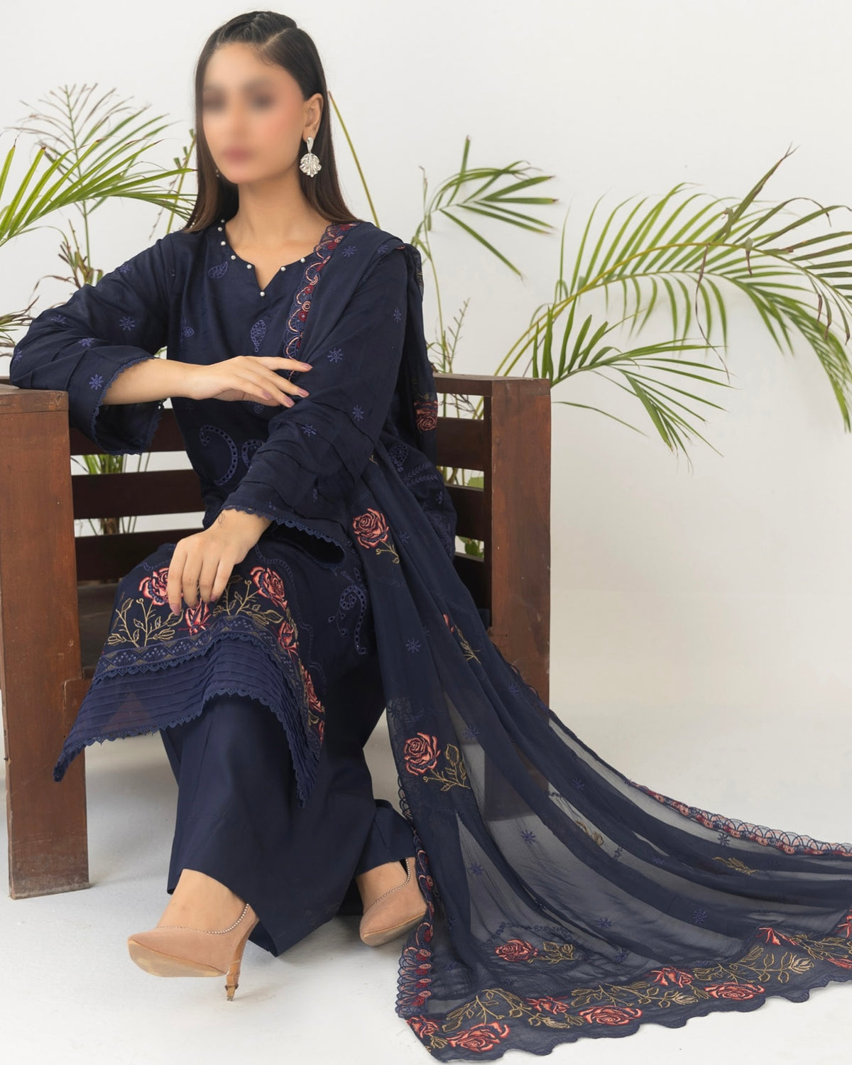 Fantak Mushq | Embroidered Viscose | Design 3