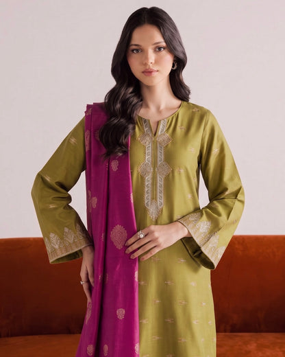Gullerukh Banarsi | Jacquard Linen | Design 3