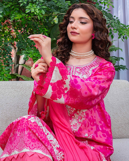 GulleRukh Amal | Embroidered Viscose Pure Dupatta | Design 3