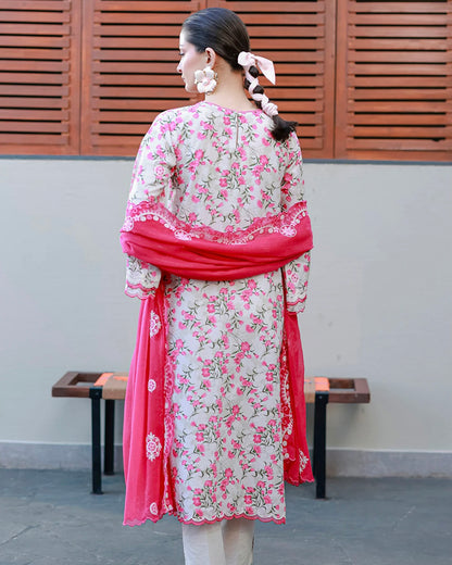 Zellbury Chikankari | Design 4051