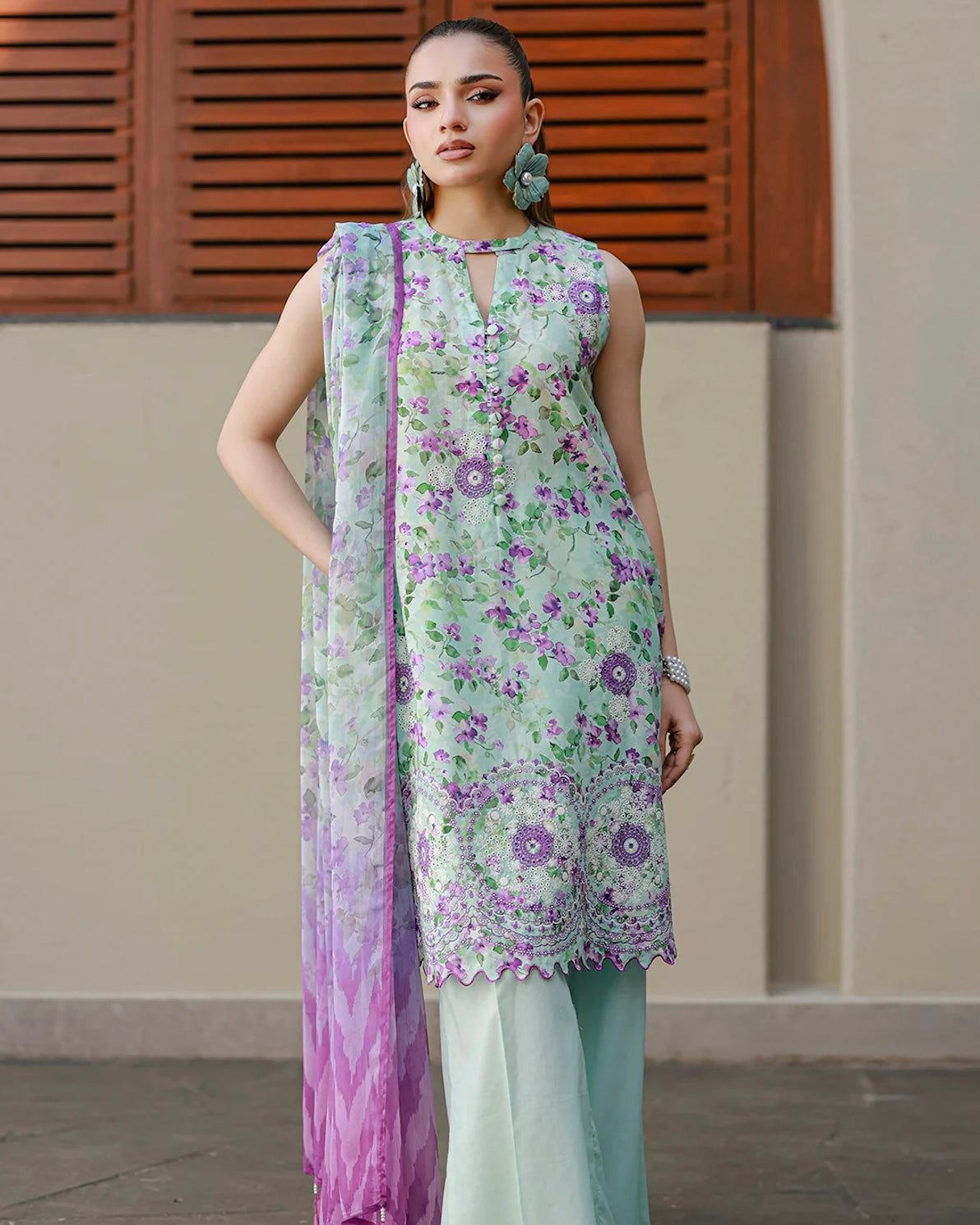 Zellbury Chikankari | Design 4053