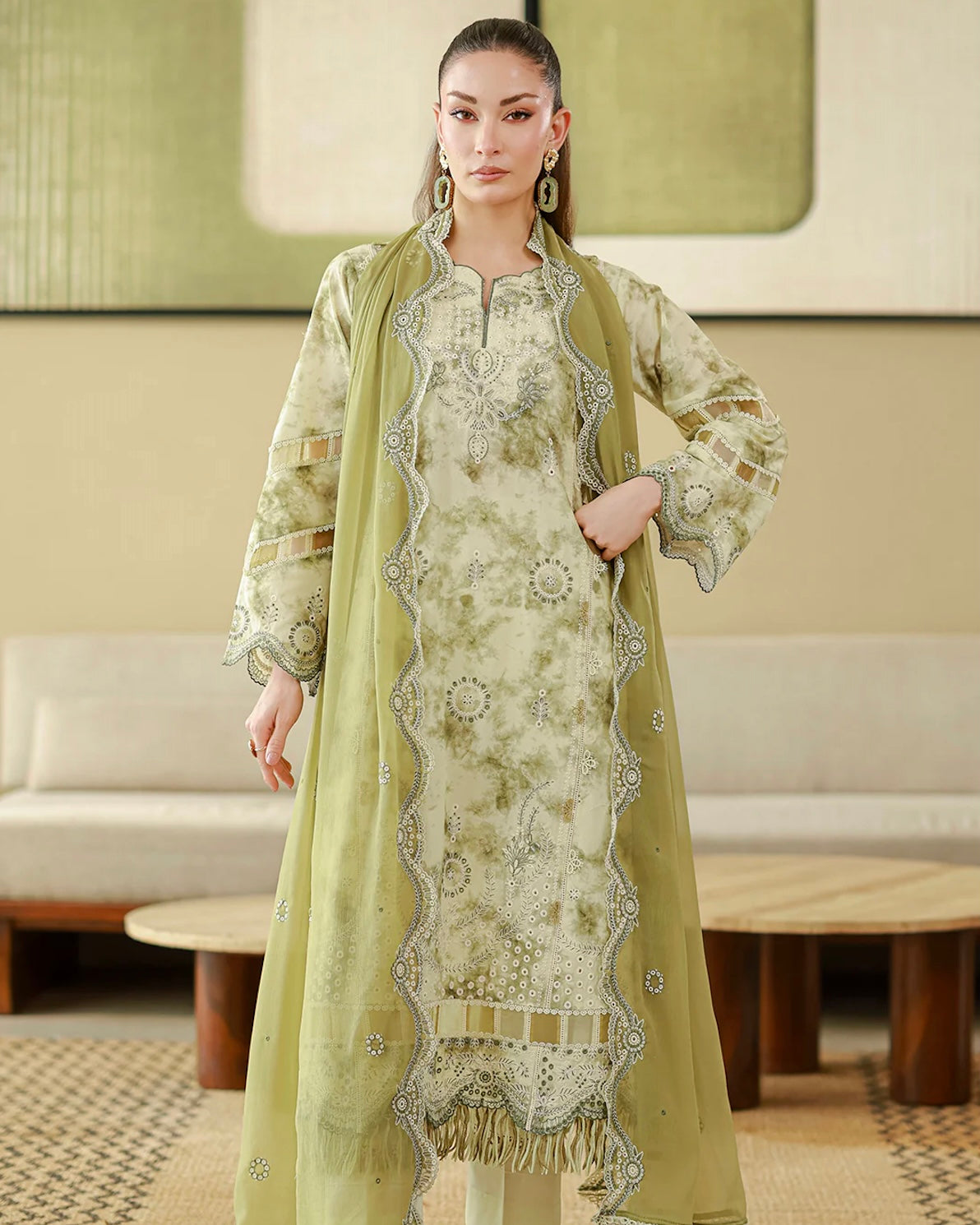 Zellbury Chikankari | Design 4065