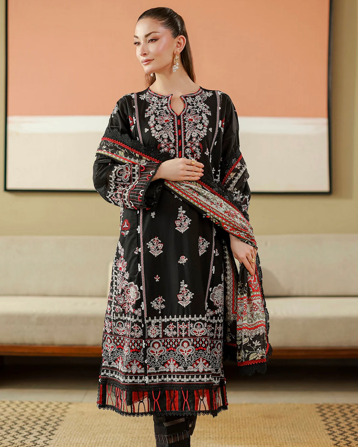 Zellbury Chikankari | Design 4076