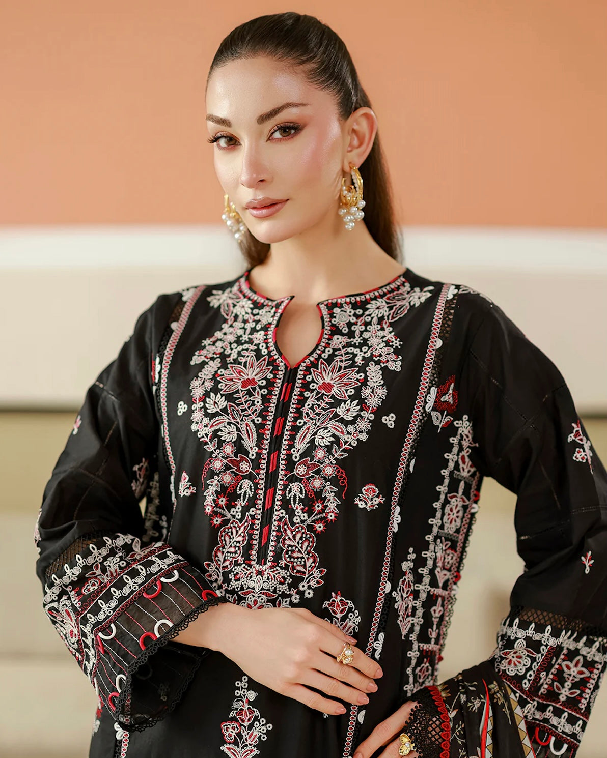 Zellbury Chikankari | Design 4076