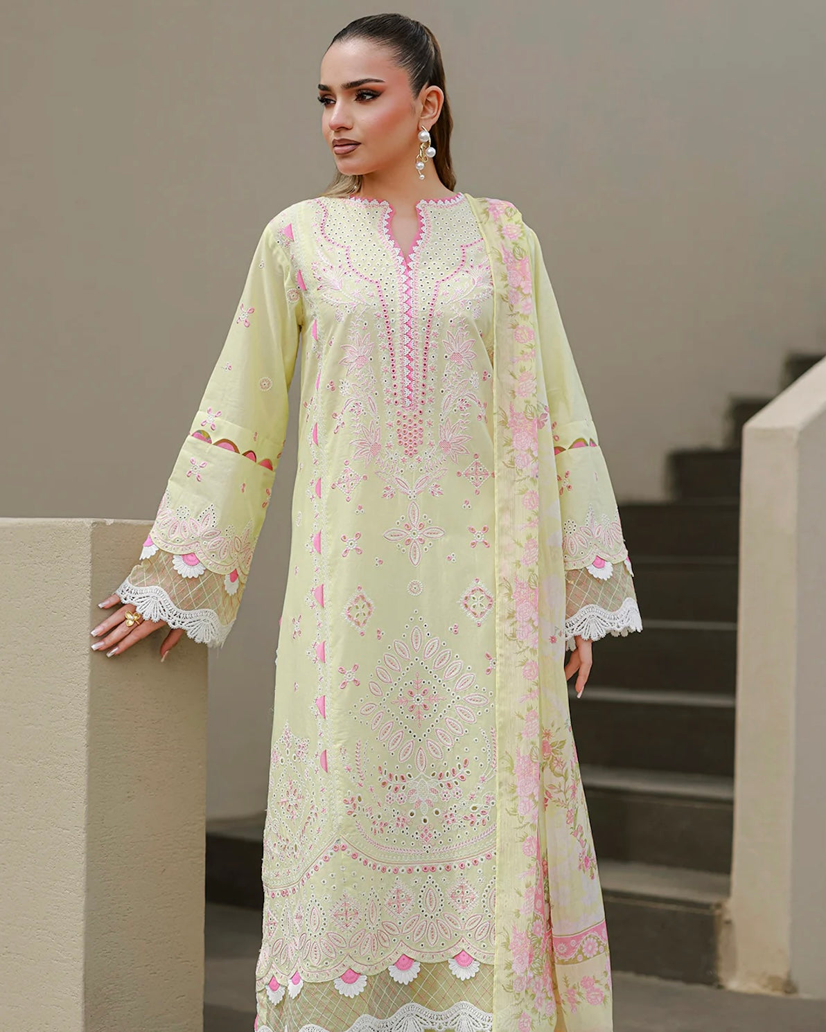 Zellbury Chikankari | Design 4077