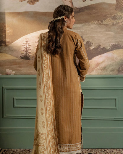 Zellbury | Embroidered Khaddar 3Pc | Design 407