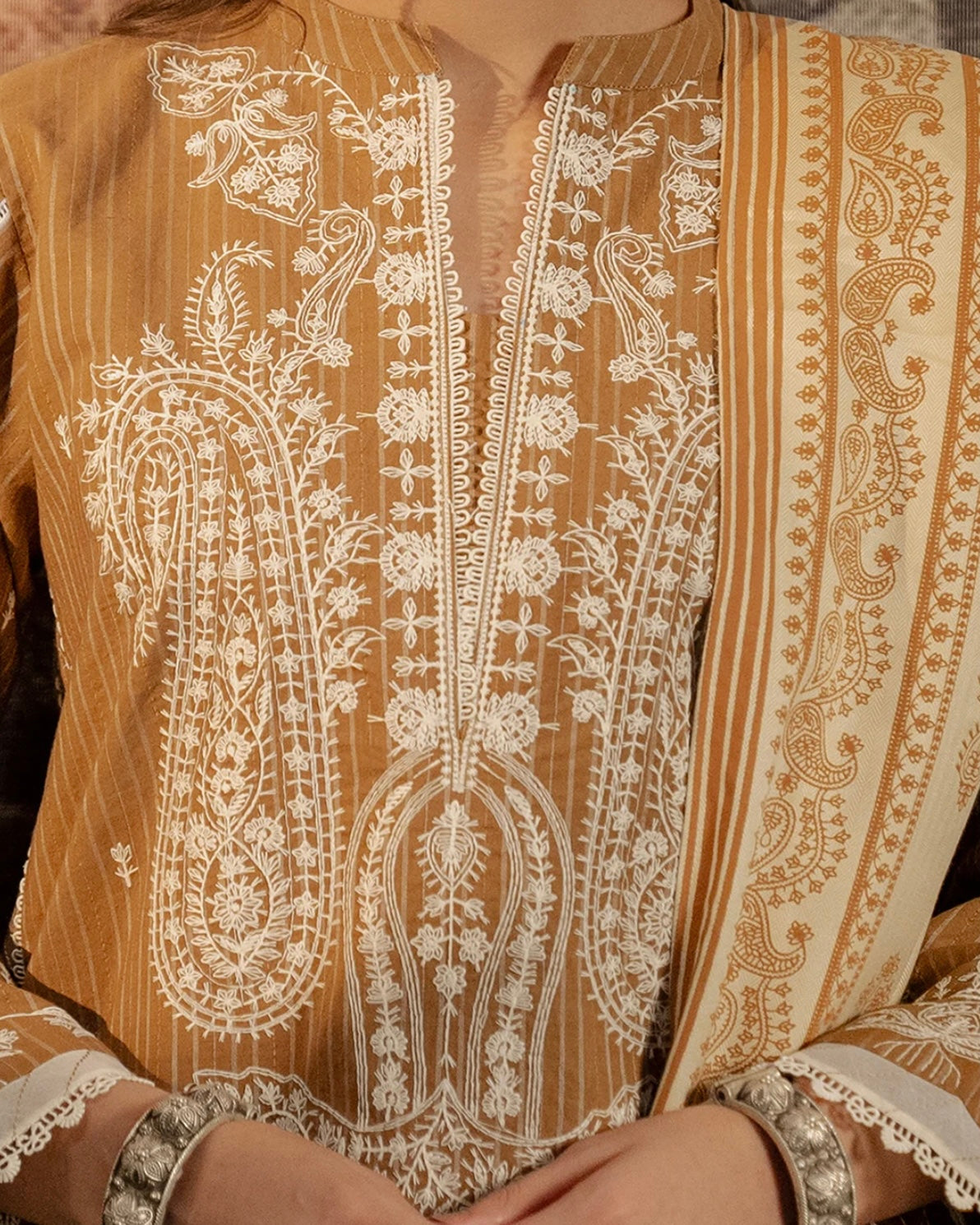 Zellbury | Embroidered Khaddar 3Pc | Design 407