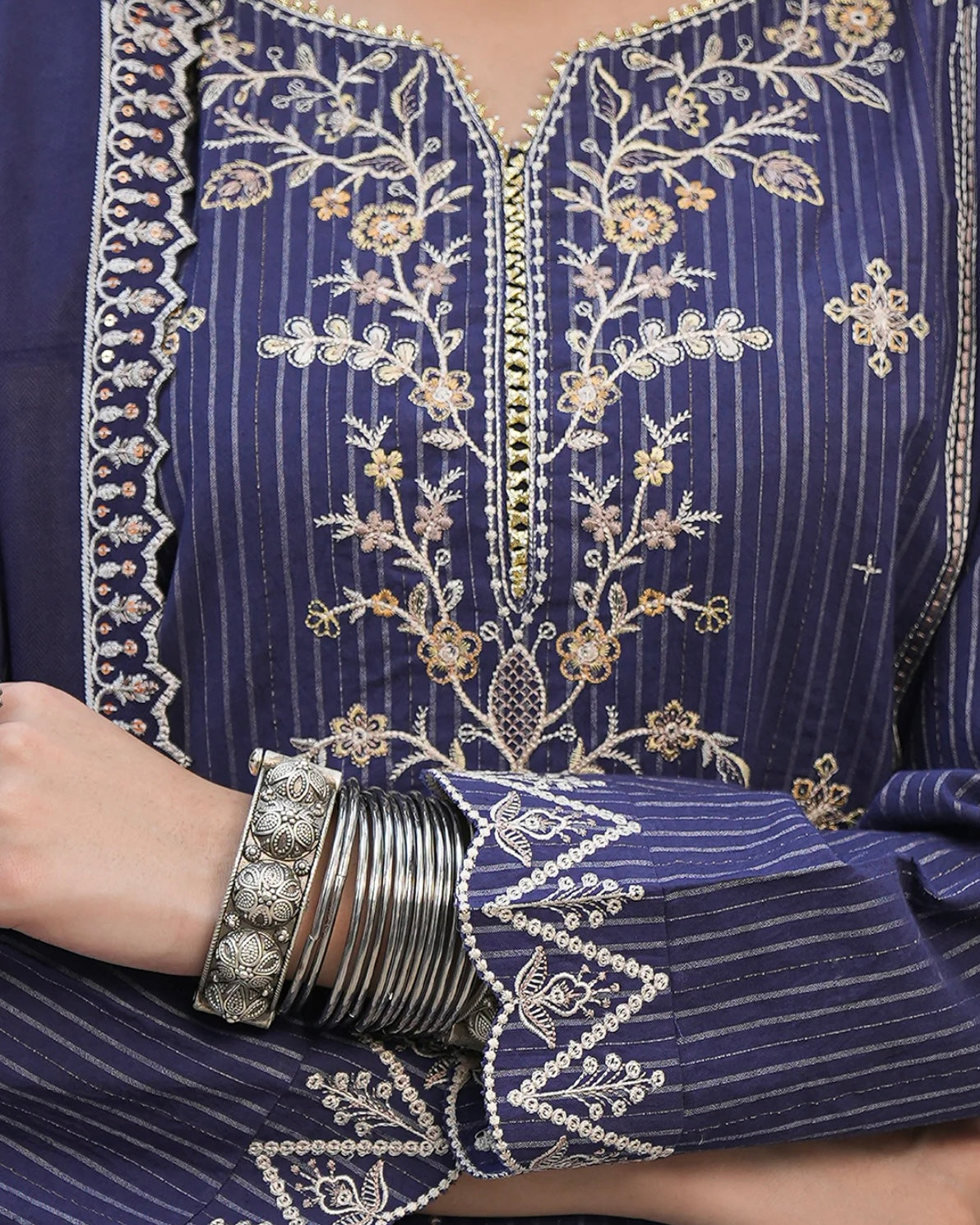 Zellbury | Embroidered Khaddar 3Pc | Design 409