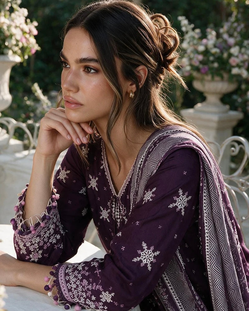 Zellbury Chikankari | Design 4101