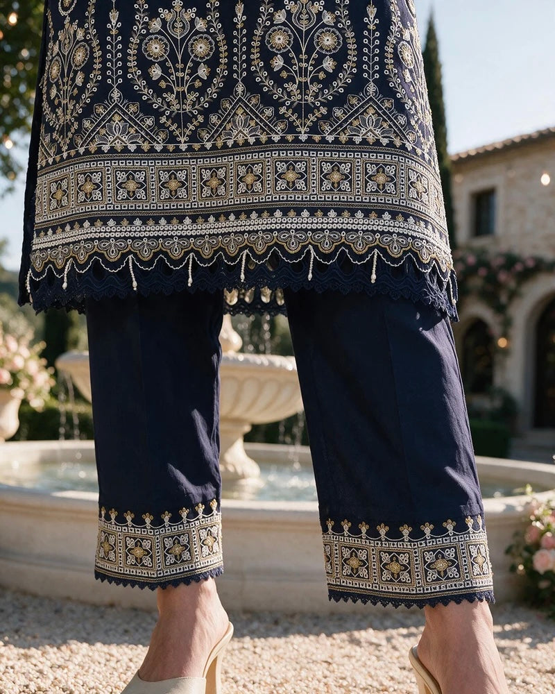 Zellbury Chikankari | Design 4111