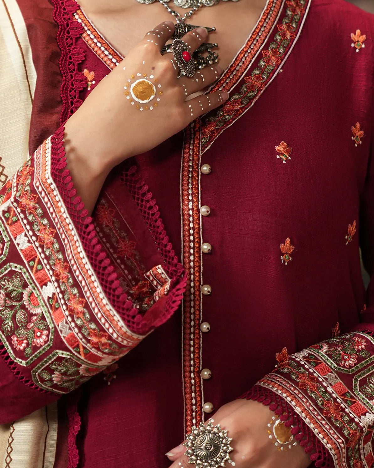 Zellbury | Embroidered Khaddar 3Pc | Design 411