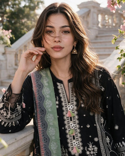 Zellbury Chikankari | Design 4124