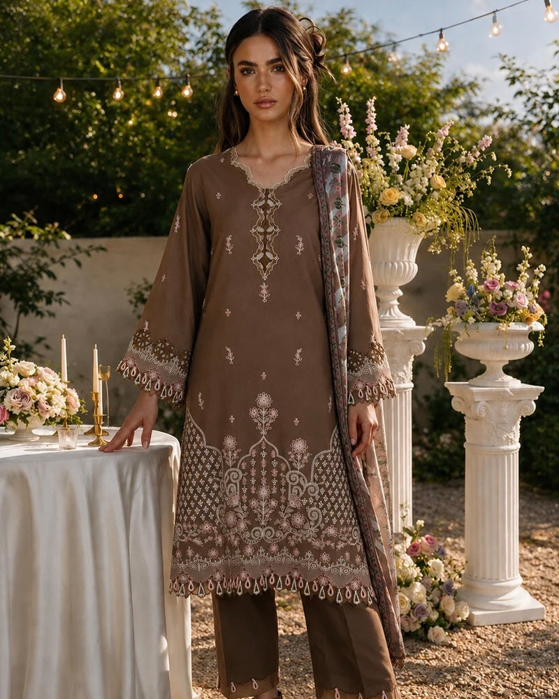 Zellbury Chikankari | Design 4128