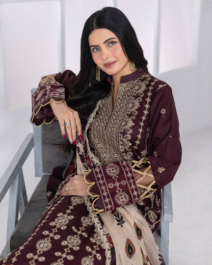 Johra Muswa | Embroidered Lawn | Design 412