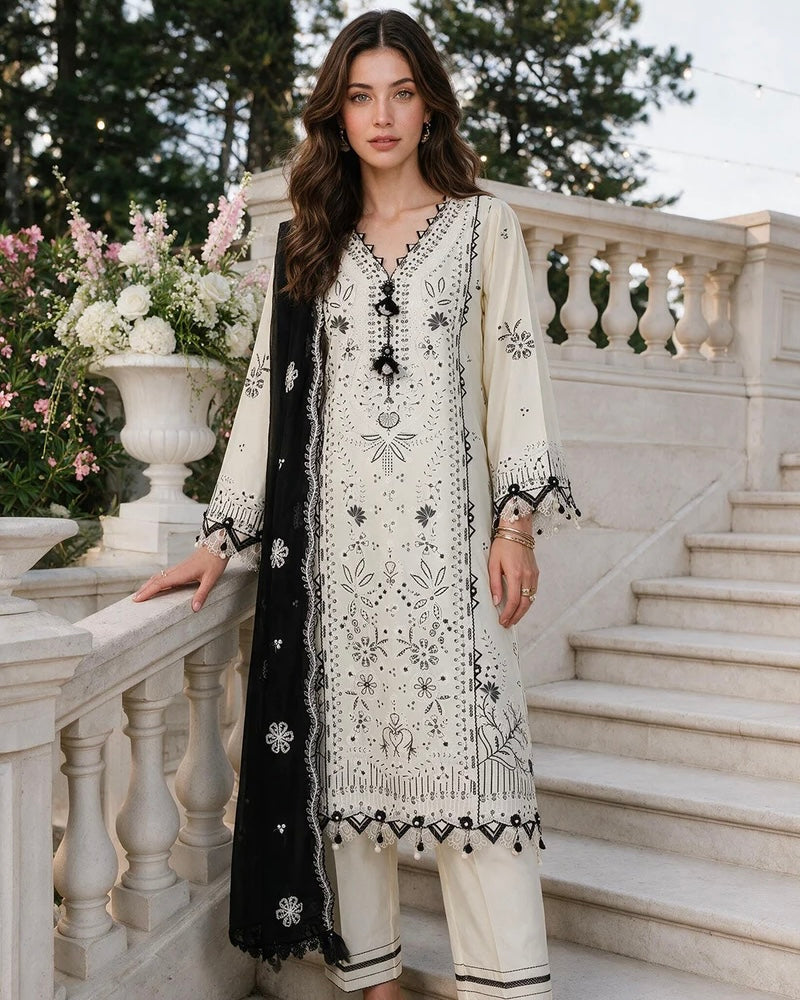 Zellbury Chikankari | Design 4135