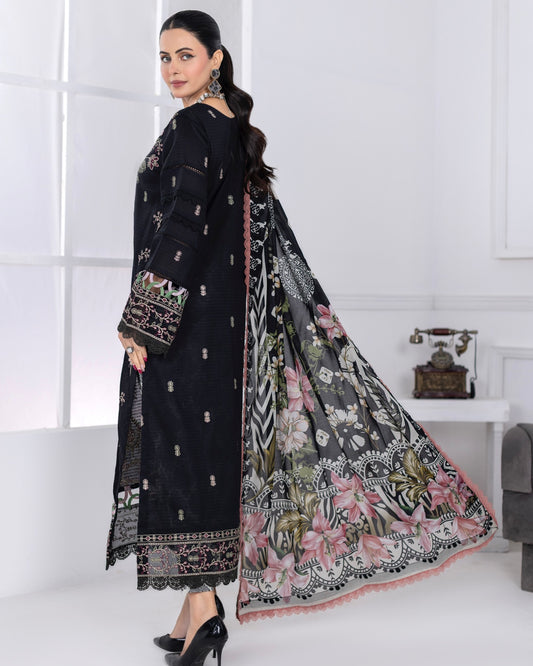 Johra Muswa | Embroidered Lawn | Design 413