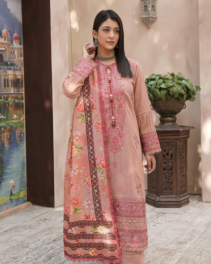 Zellbury | Embroidered Khaddar 3Pc | Design 415