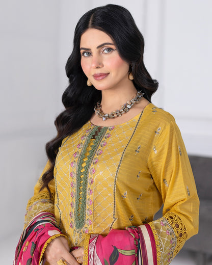 Johra Muswa | Embroidered Lawn | Design 415