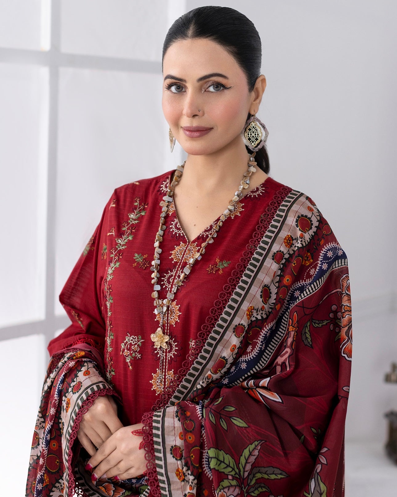 Johra Muswa | Embroidered Lawn | Design 417