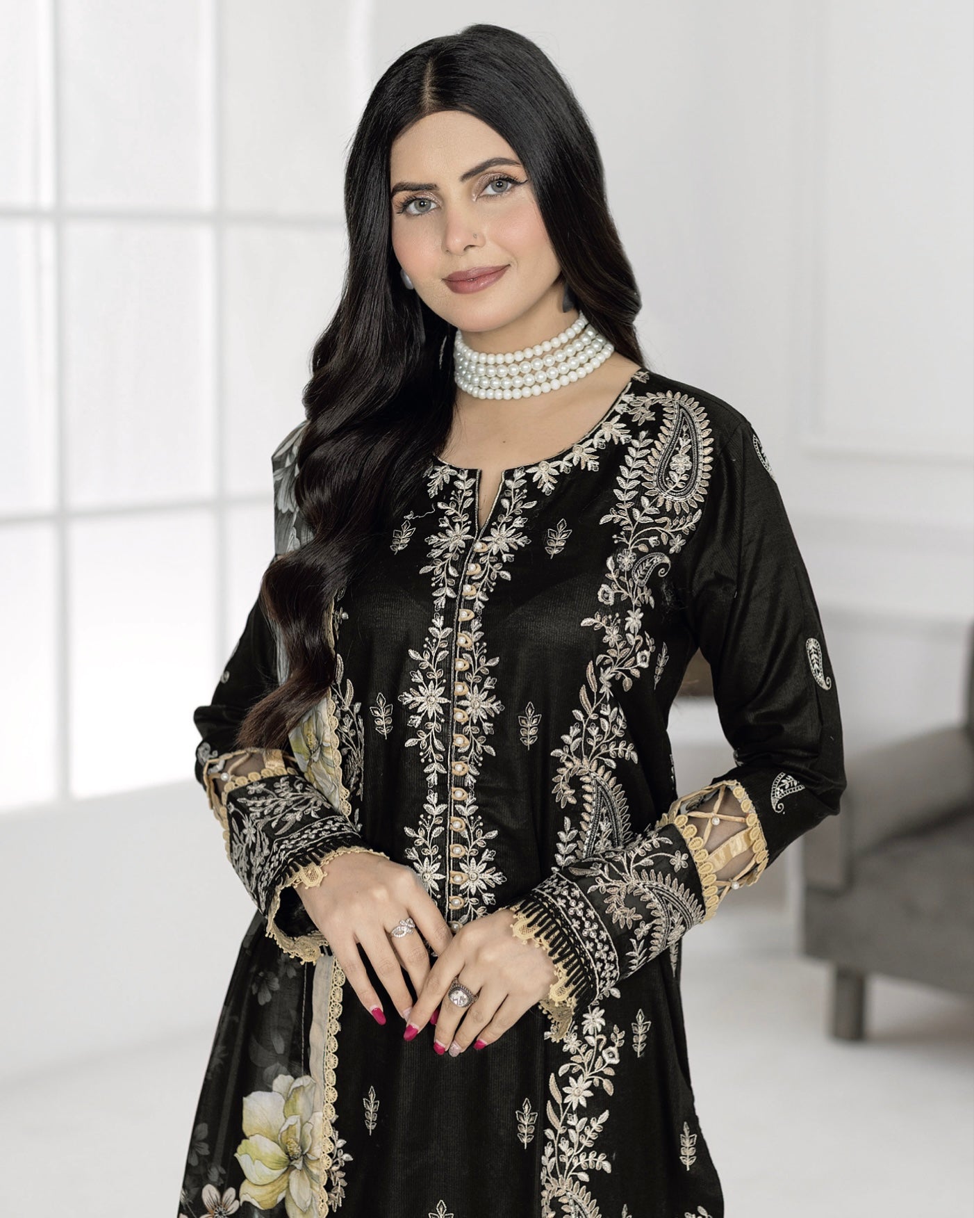 Johra Muswa | Embroidered Lawn | Design 418
