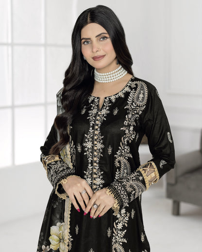 Johra Muswa | Embroidered Lawn | Design 418