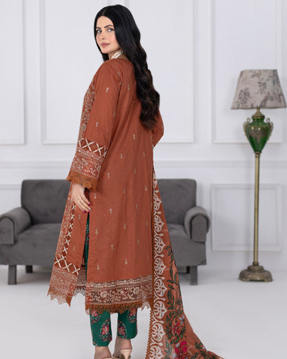 Johra Muswa | Embroidered Lawn | Design 420