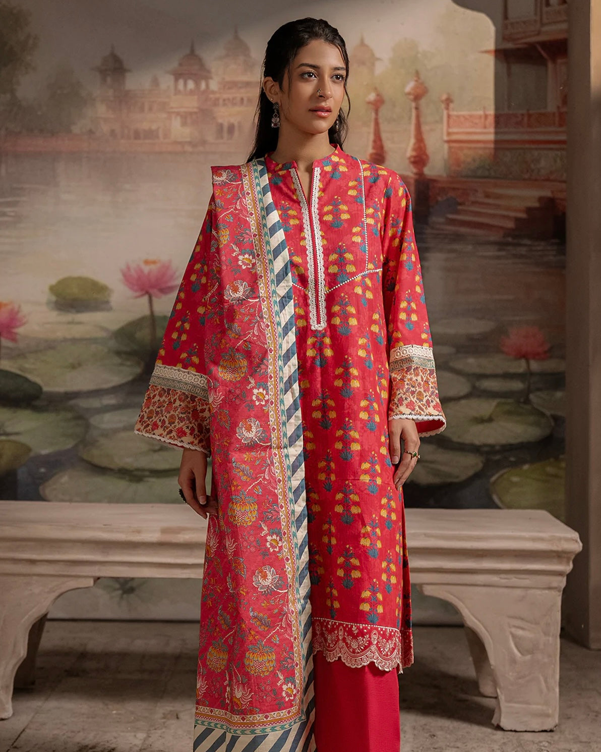 Zellbury | Embroidered Khaddar 2Pc | Design 437
