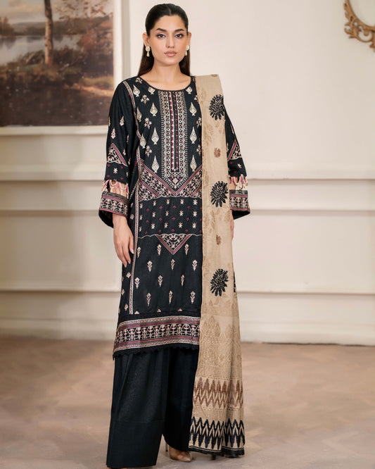 Johra Aneeza | Embroidered Fancy Peach Leather | Design 438