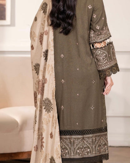 Johra Aneeza | Embroidered Fancy Peach Leather | Design 440