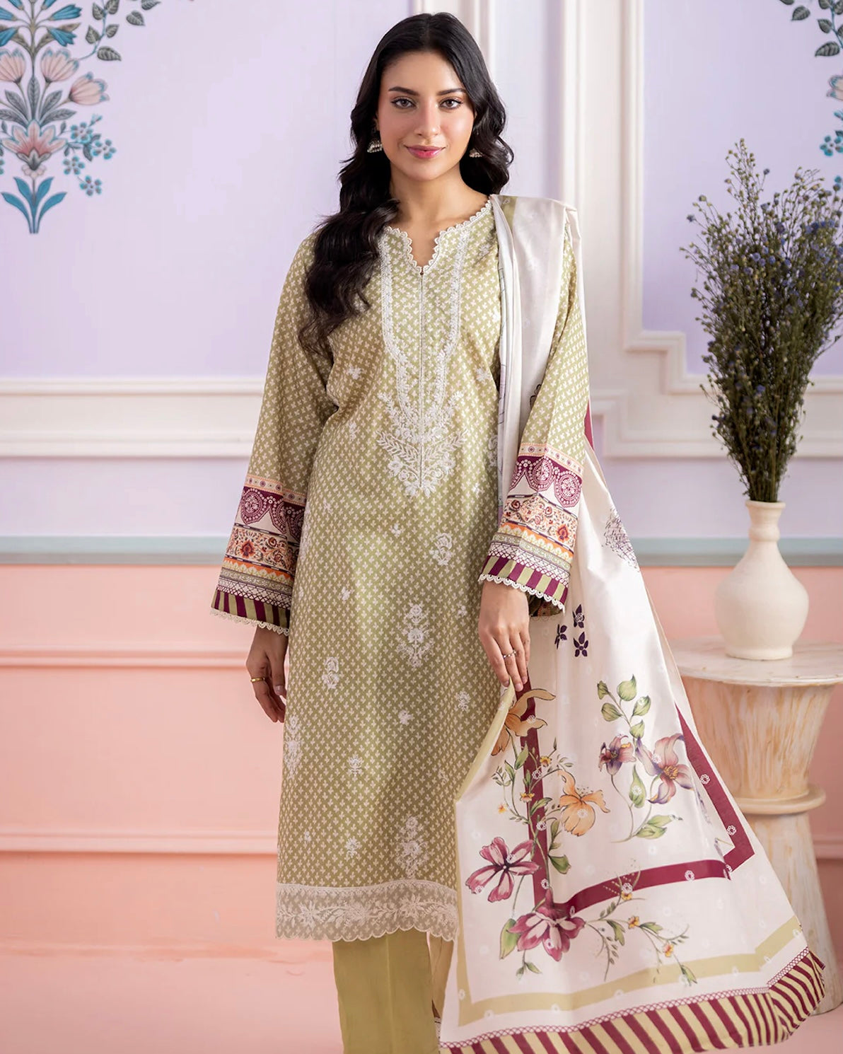 Zellbury | Embroidered Lawn | Design 444