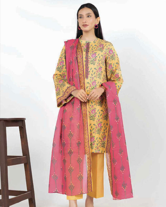 Alkaram | Printed Lawn 3pc | Design 45