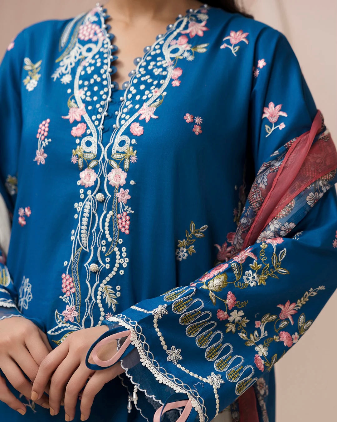 Zellbury Signature | Embroidered Lawn | Design 455