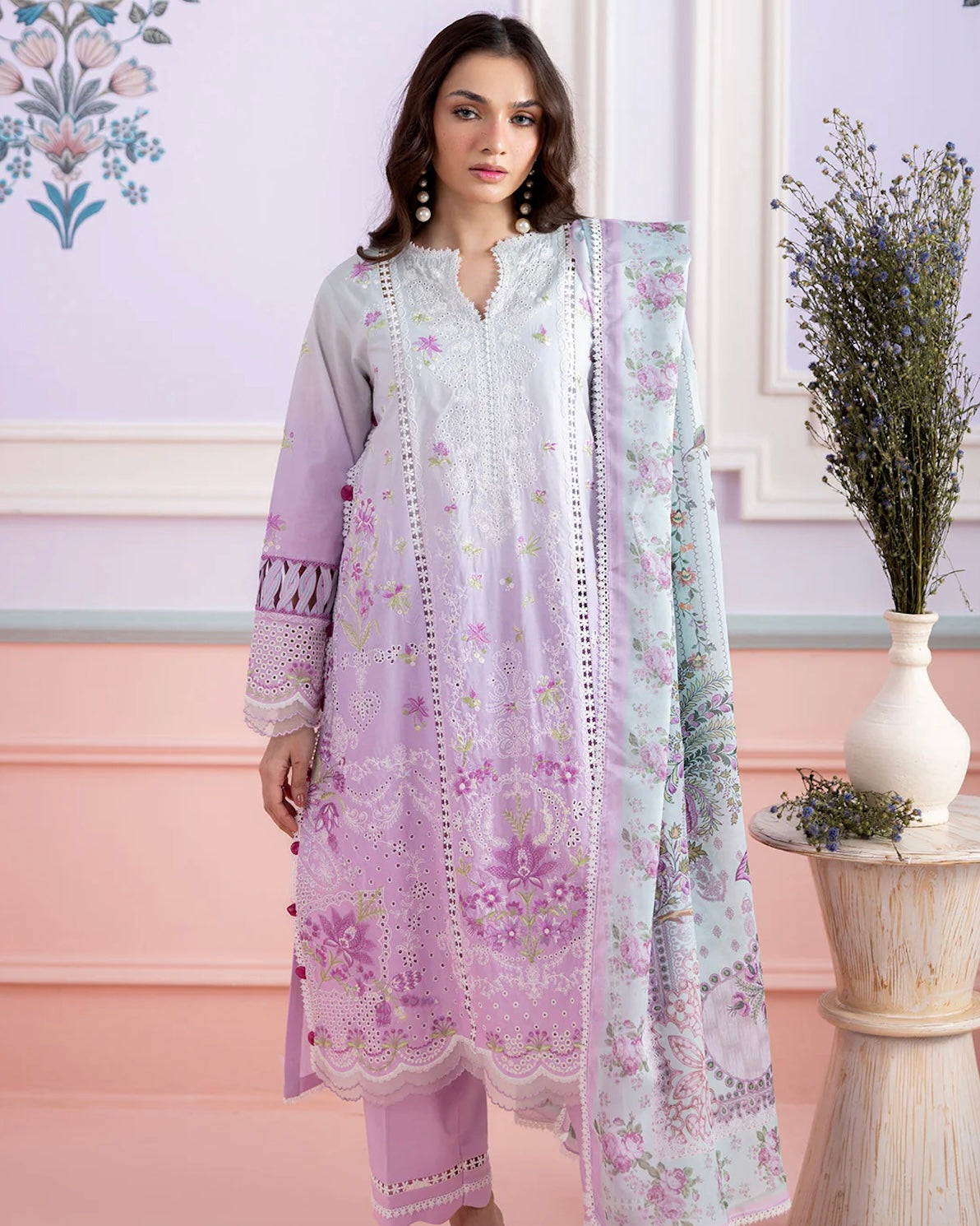 Zellbury Signature | Embroidered Lawn | Design 459