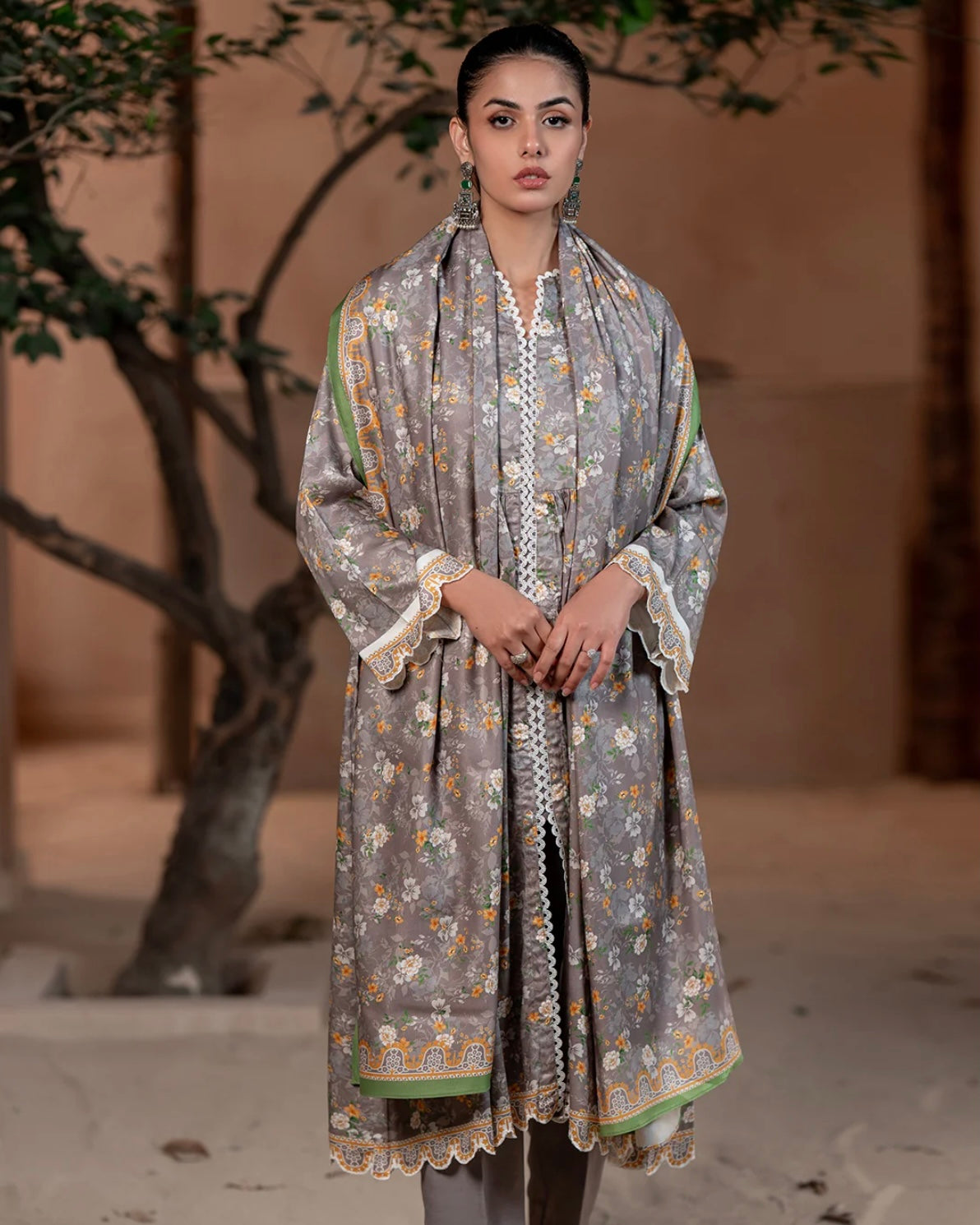 Zellbury | Printed Cotail 3Pc | Design 469