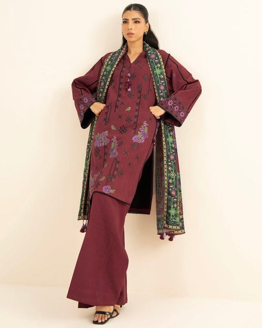Sapphire | Embroidered Viscose 2pc | Design 46C