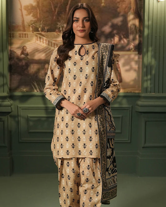 Zellbury | Printed Khaddar 3Pc | Design 473